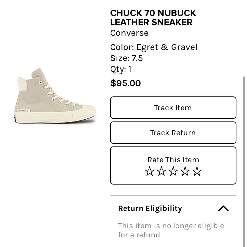 Chuck 70 Nubuck Leather Sneaker Converse